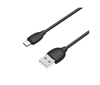 Кабель Borofone BX19 Benefit Micro 2.4A/1m black 3103 фото