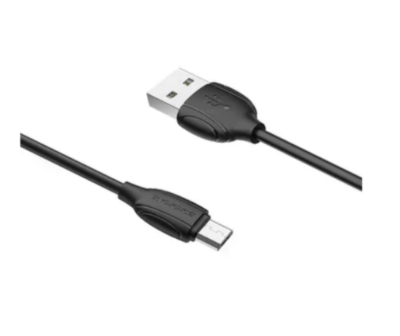 Кабель Borofone BX19 Benefit Micro 2.4A/1m black 3103 фото