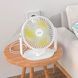 Вентилятор HOCO F14 multifunctional powerful desktop fan White 6931474797544 фото 8