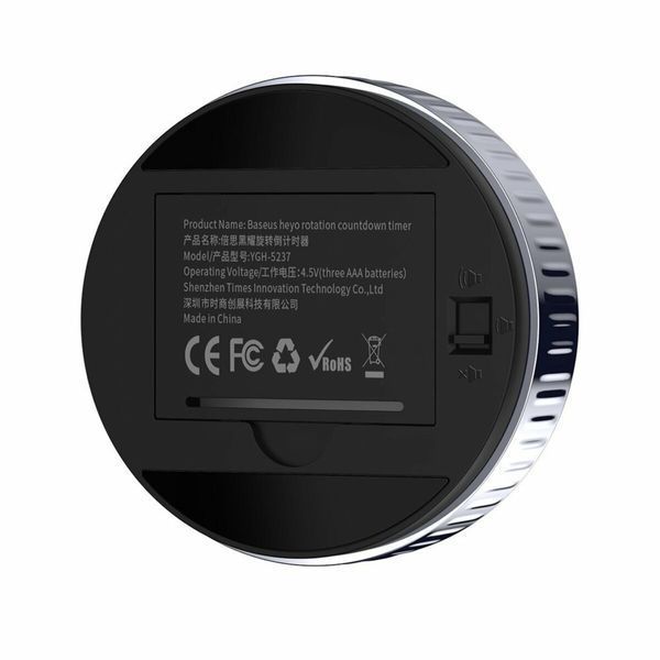 Таймер Baseus heyo rotation countdown timer Black ACDJS-01 фото