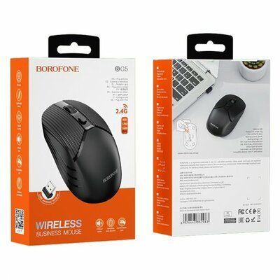 Миша BOROFONE BG5 Business wireless mouse Black BG5B фото