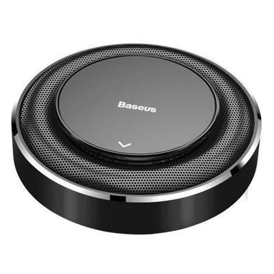 Автомобільний освіжувач повітря Baseus Metal fabric aroma holder Black SUXUN-JS01 фото