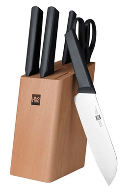 Набор ножей из 6 предметов Xiaomi HuoHou Hot Youth Set Of 6 Stainless Steel HU0057 фото
