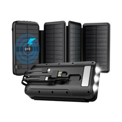 Повербанк Power Bank Mibrand EXTREM 20000mAh solar folding 3 lights MI20K/S&F3 фото