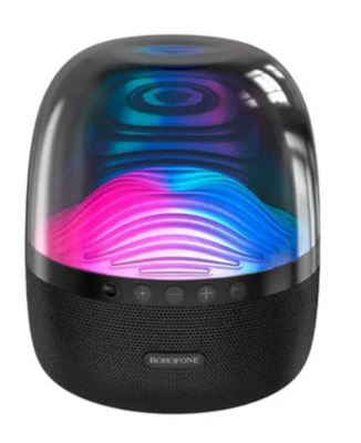 Портативна колонка BOROFONE BP8 Glazed colorful luminous BT speaker Black BP8B фото