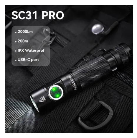 Ліхтар Sofirn SC31 Pro SST40 18650 2000lm 6500к SC31 Pro фото