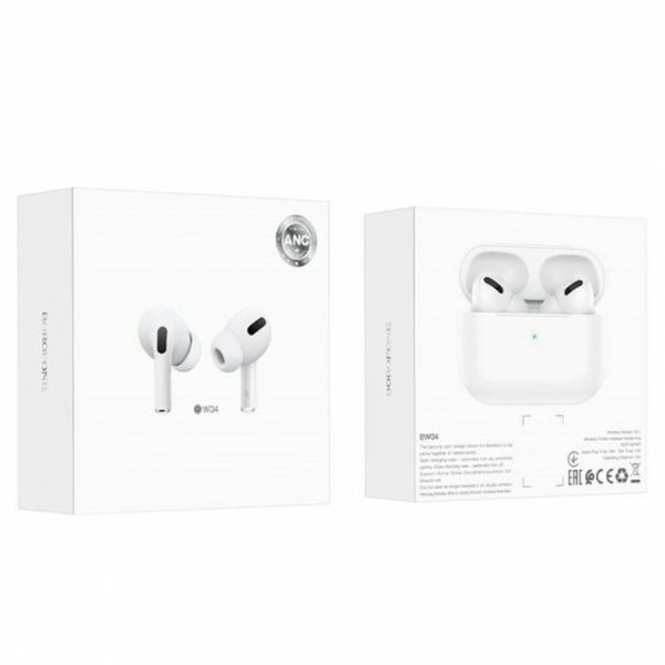 Наушники BOROFONE BW04 Active noise cancelling true wireless BT headset White BW04 фото