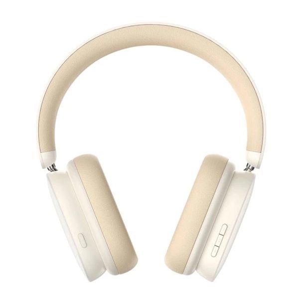 Наушники Baseus Bowie H1 Noise-Cancelling Wireless Headphones Rice White NGTW230002 фото