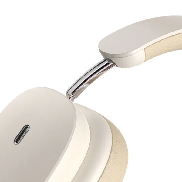 Наушники Baseus Bowie H1 Noise-Cancelling Wireless Headphones Rice White NGTW230002 фото