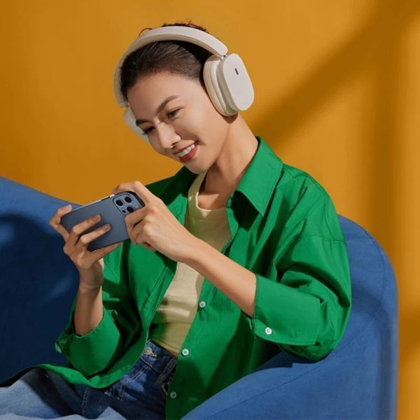 Наушники Baseus Bowie H1 Noise-Cancelling Wireless Headphones Rice White NGTW230002 фото