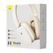 Наушники Baseus Bowie H1 Noise-Cancelling Wireless Headphones Rice White NGTW230002 фото 6