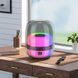 Портативная колонка HOCO BS58 Crystal colorful luminous BT speaker Magic Black Night 6942007600552 фото 5