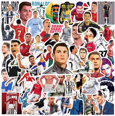 Набір наліпок Кріштіану Роналду (Cristiano Ronaldo) 50шт. 060101 фото