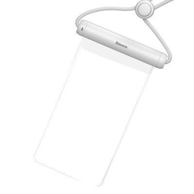 Водонепроникний чохол для мобільного телефону  Baseus Cylinder Slide-cover Waterproof Bag Pro White FMYT000002 фото