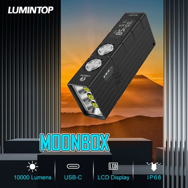 Ліхтар Lumintop Moonbox V2 Green 3*Cree XHP50.2 LEDs(6500K) 21700 10000Lm Moonbox V2 Green фото