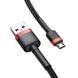 Кабель Baseus Cafule Cable USB For Micro 2.4A 1m Red+Black CAMKLF-B91 фото 5