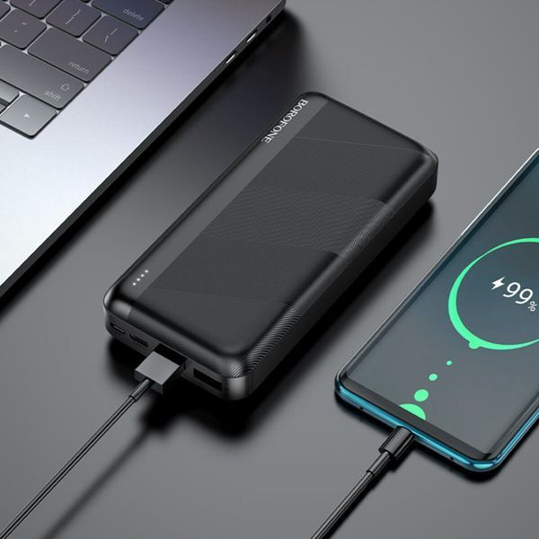 Повербанк Power Bank BOROFONE BJ27B Pindar power bank(30000mAh) Black BJ27BB фото
