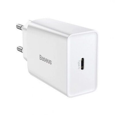 Зарядний пристрій Baseus Speed Mini Quick Charger 1C 20W EU White CCFS-SN02 фото