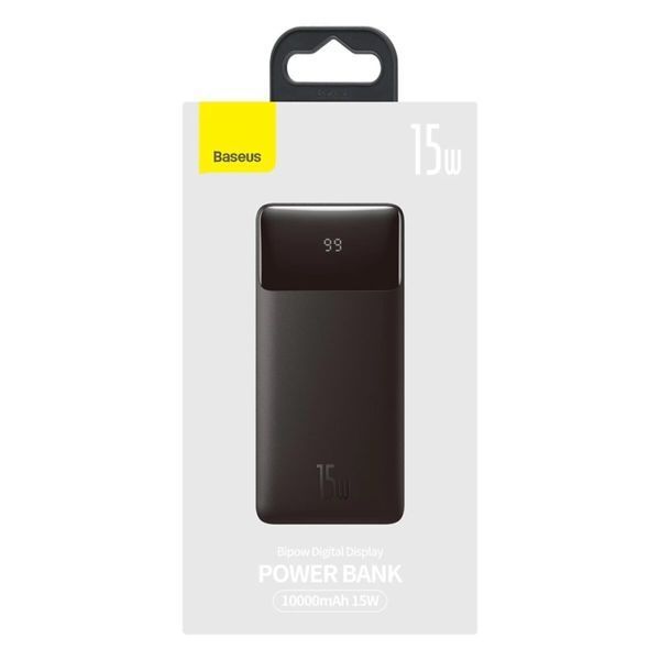 Повербанк Power Bank Baseus Bipow Digital Display Power Bank 10000mAh 15W Black PPBD050001 фото