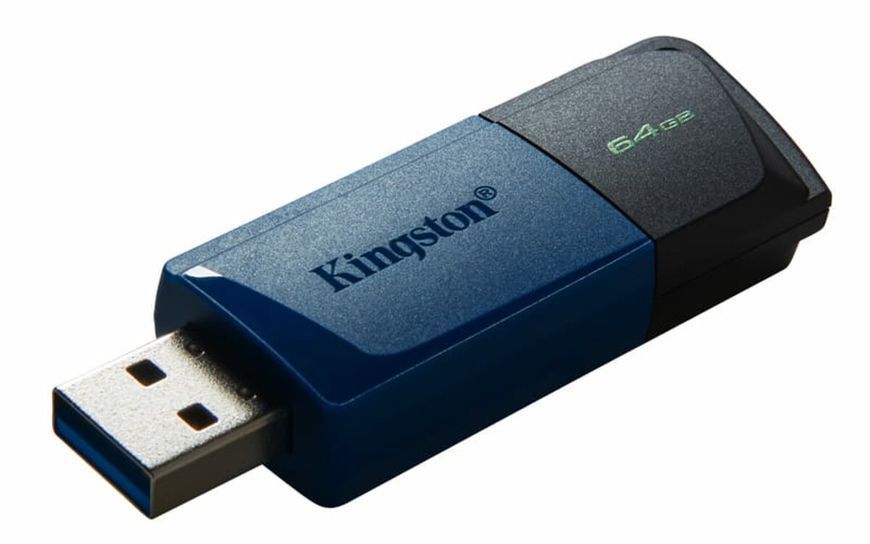 USB флешка Flash Kingston USB 3.2 DT Exodia M 64GB Black/Blue DTXM/64GB фото