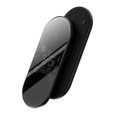 Беспроводное зарядное устройство Baseus Digital LED Display 2in1 Wireless Charger 20W Black Universal version WXSX010101 фото