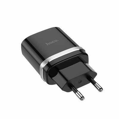 Зарядное устройство HOCO C12Q Smart QC3.0 charger Black 6931474716255 фото