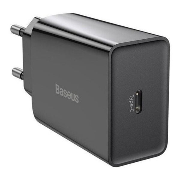 Зарядное устройство Baseus Speed Mini Quick Charger 1C 20W EU Black CCFS-SN01 фото