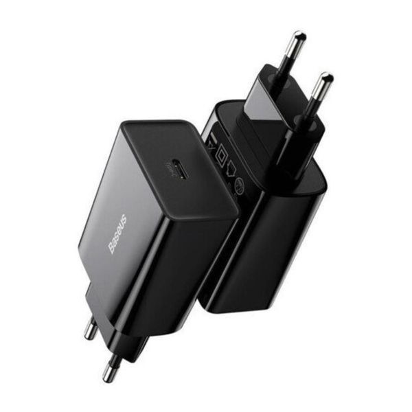 Зарядное устройство Baseus Speed Mini Quick Charger 1C 20W EU Black CCFS-SN01 фото