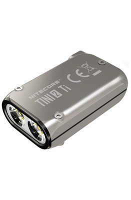 Ліхтар Nitecore TINI 2 Ti 2xOSRAM P8 500Lm титан 6-1432_2_ss_titanium фото