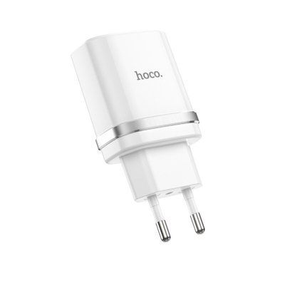 Зарядний пристрій HOCO C12Q Smart QC3.0 charger White 6931474716262 фото