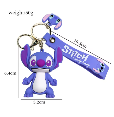 Брелок іграшка Стіч фіолетовий (Stitch) 241203 фото