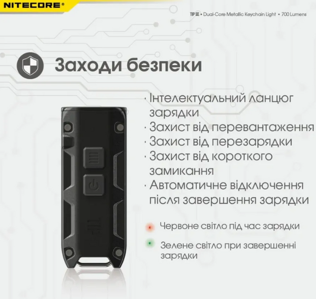 Ліхтар Nitecore TIP SE  6-1430_black фото