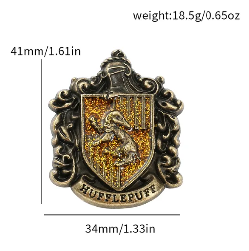 Брошка значок Пуфендуй Гаррі Поттер (Harrу Potter Hufflepuff) 05014 фото