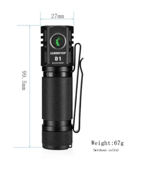 Ліхтар Lumintop D1 18650 2000Lm 6500К D1 фото