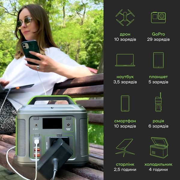 Портативная зарядная станция Junlee P-200 200W 185Wh P-200 фото